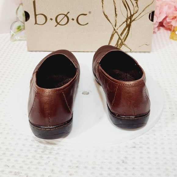 BOC Born Concept Shoes Howell Slip On Chunky Loafer Brown Leather Sz 9.5 - Picture 4 of 11